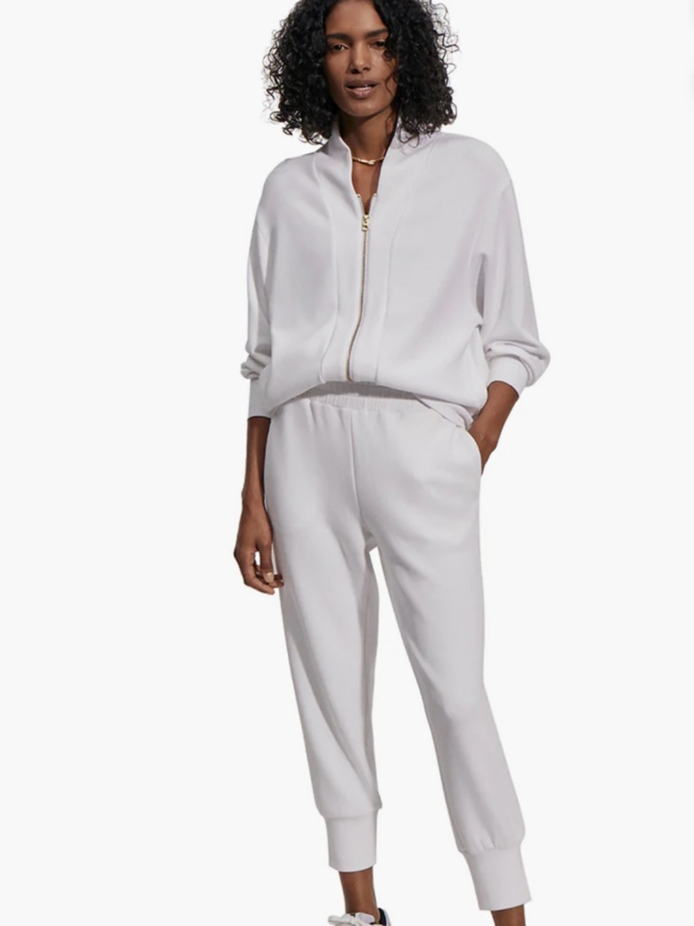 🐼🐓🐑🍦Varley’s Women's White Jogger Pants - - Picture 4 of 17